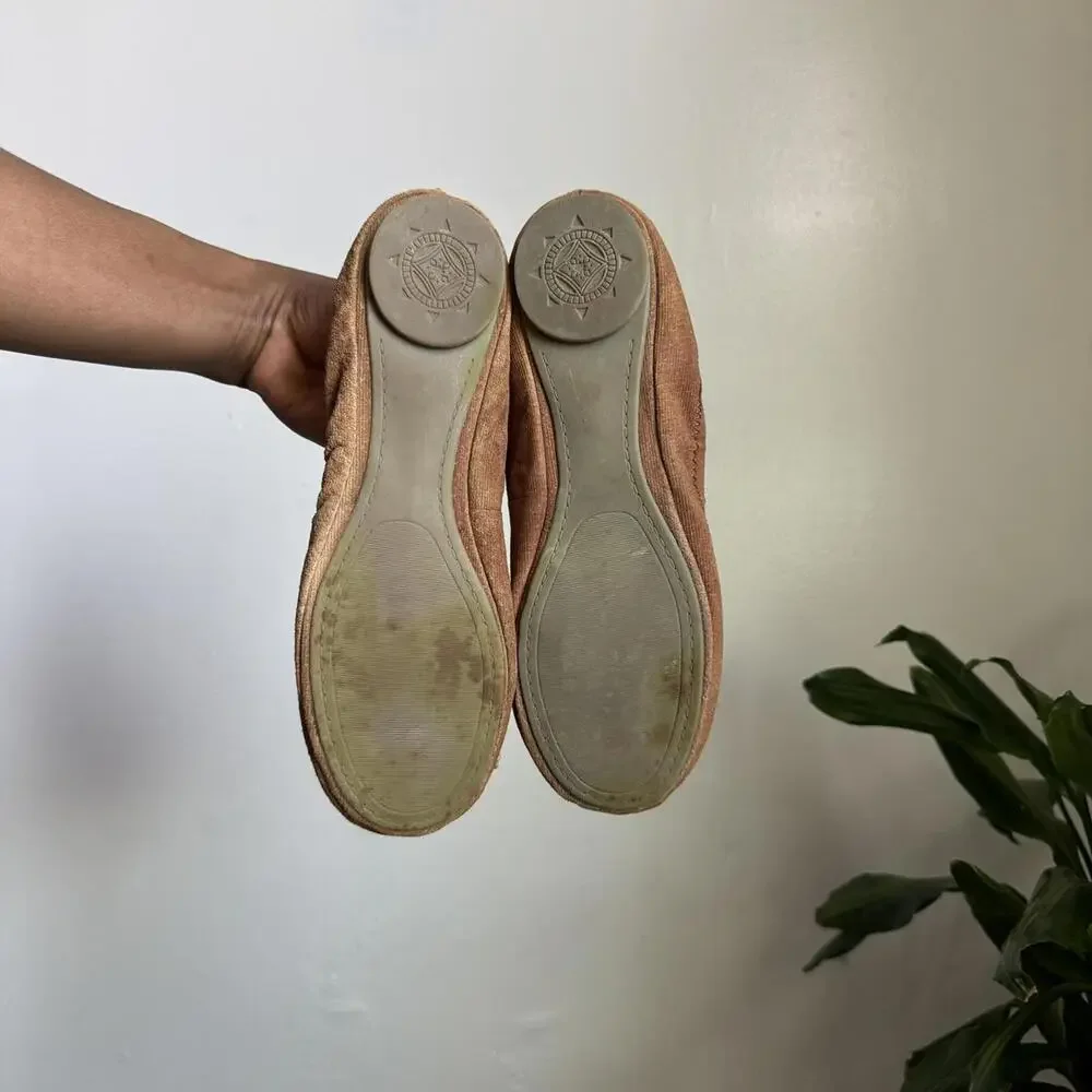 Vintage Ruff Hewn Earthy Corduroy Ballet Flats size‎ 9